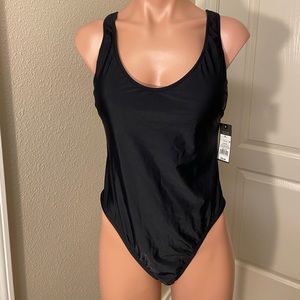 Mossimo Supply Co. Black One Piece Swimsuit